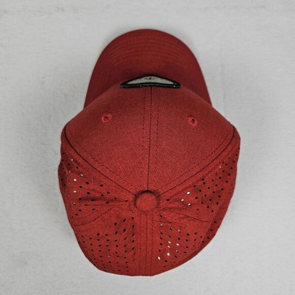 PGA Tour Pro Series Patch Tango Red Adjustable Golf Hat Cap Breathable Snapback - Picture 8 of 15